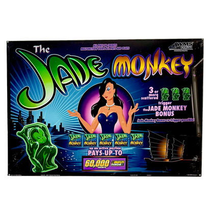Jade Monkey Jumbo Slot Glass