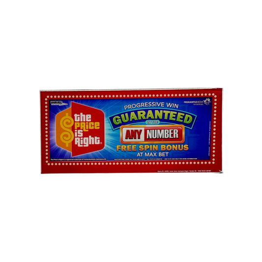 The Price Is Right Slot Glass