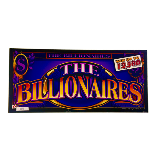 The Billionaires Slot Glass