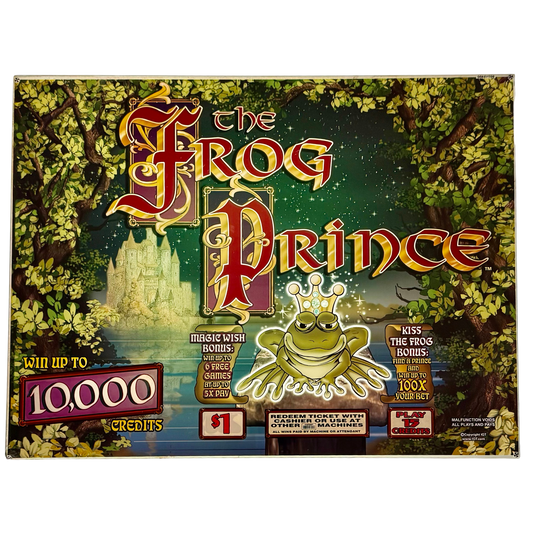 Frog Prince Jumbo Slot Glass