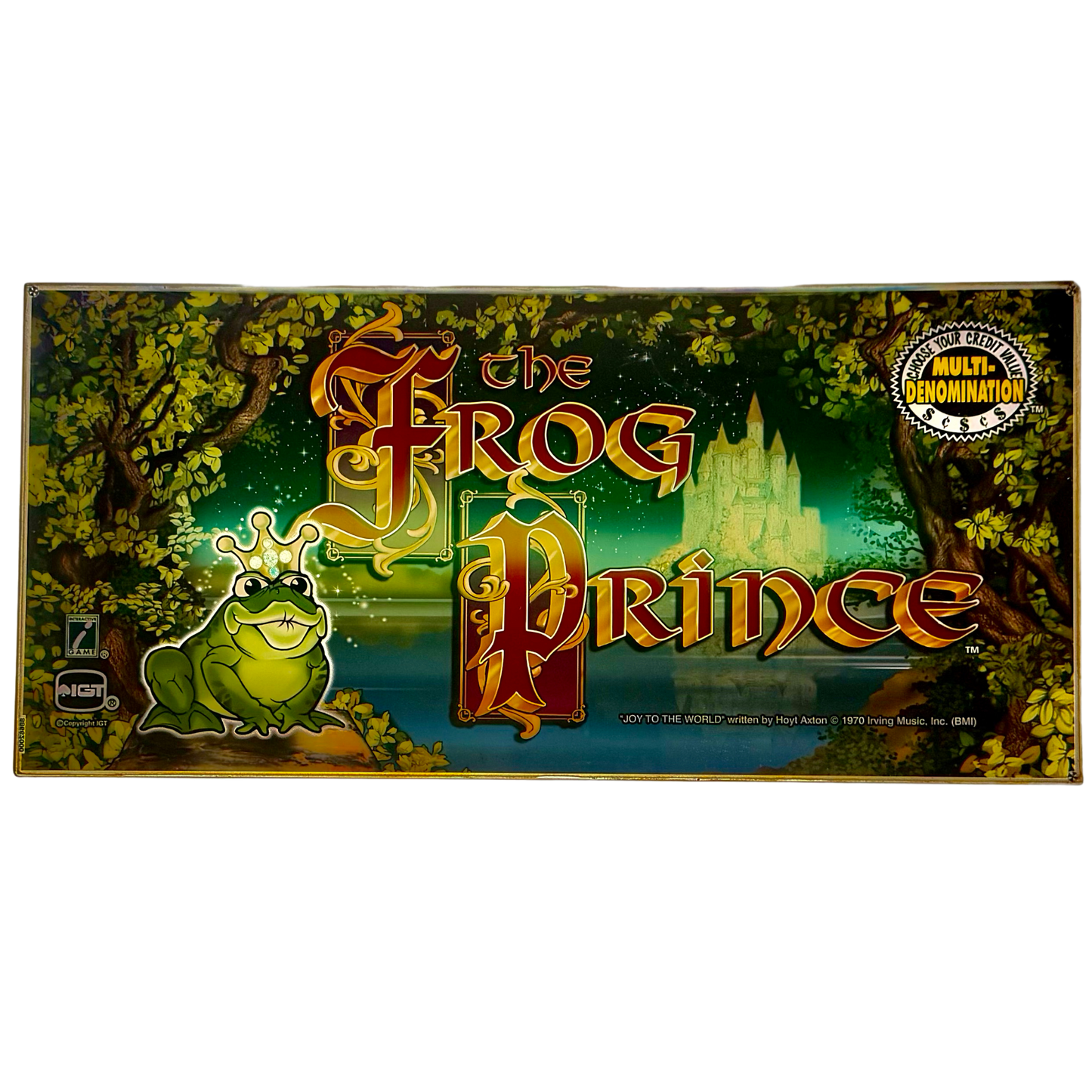 Frog Prince Slot Glass