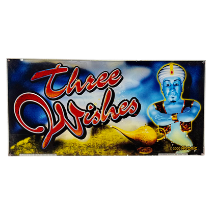 Three Wishes Slot Glass