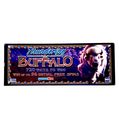 Thundering Buffalo Slot Glass