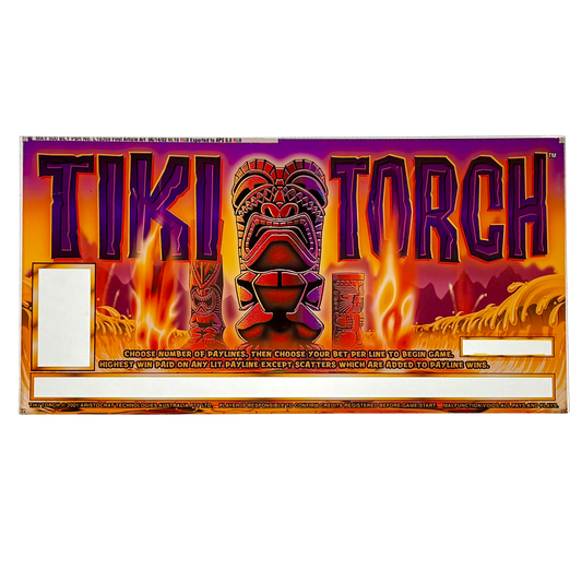 Tiki Torch Slot Retro Acrylic