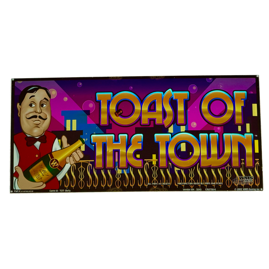 Toast Of The Town Slot Glass