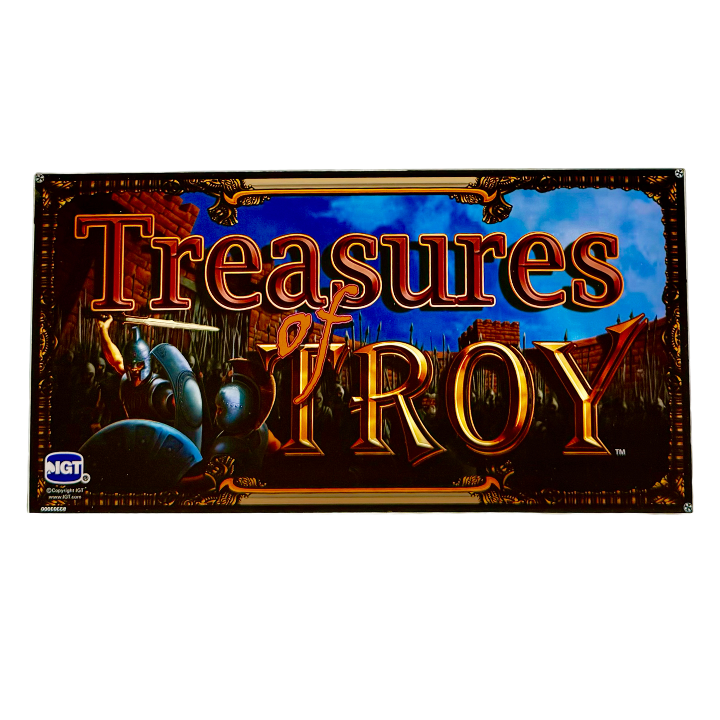 Treasures Of Troy Slot Glass