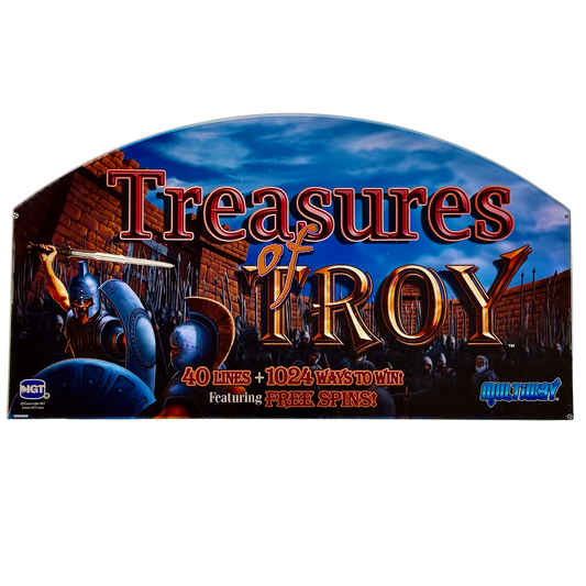 Treasures Of Troy Slot Glass