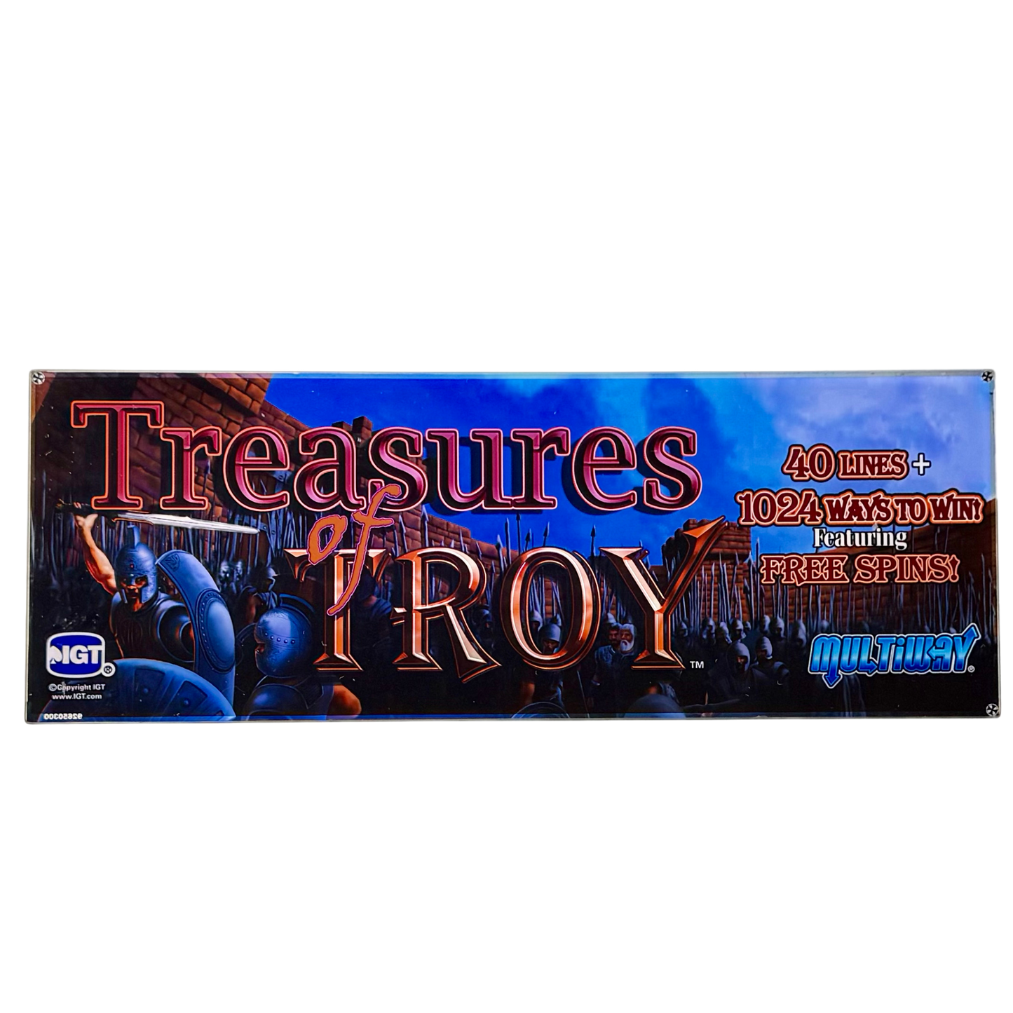 Treasures Of Troy Slot Glass