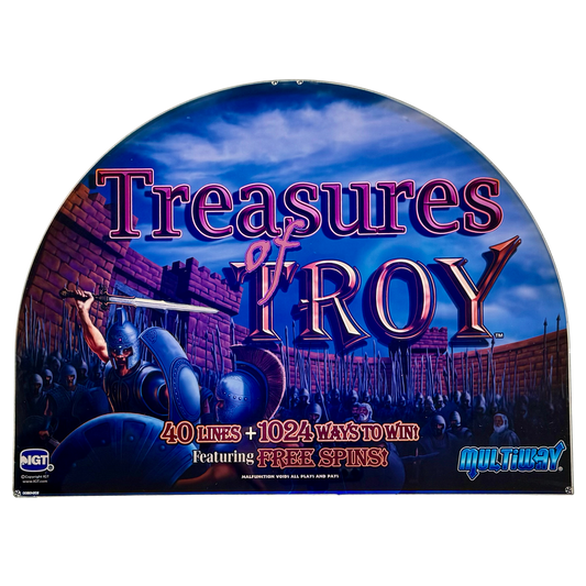 Treasures Of Troy Jumbo Slot Glass