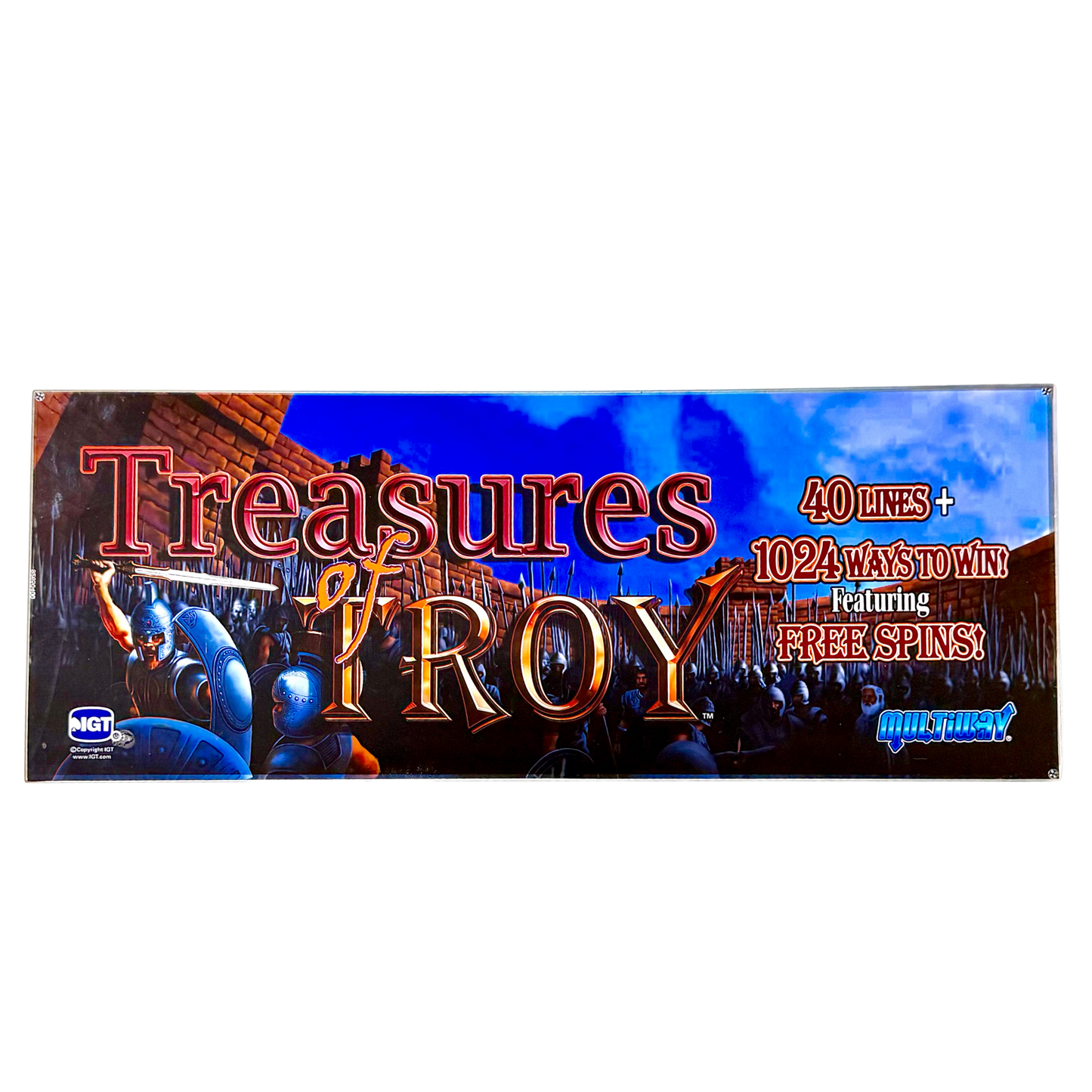 Treasures Of Troy Slot Glass