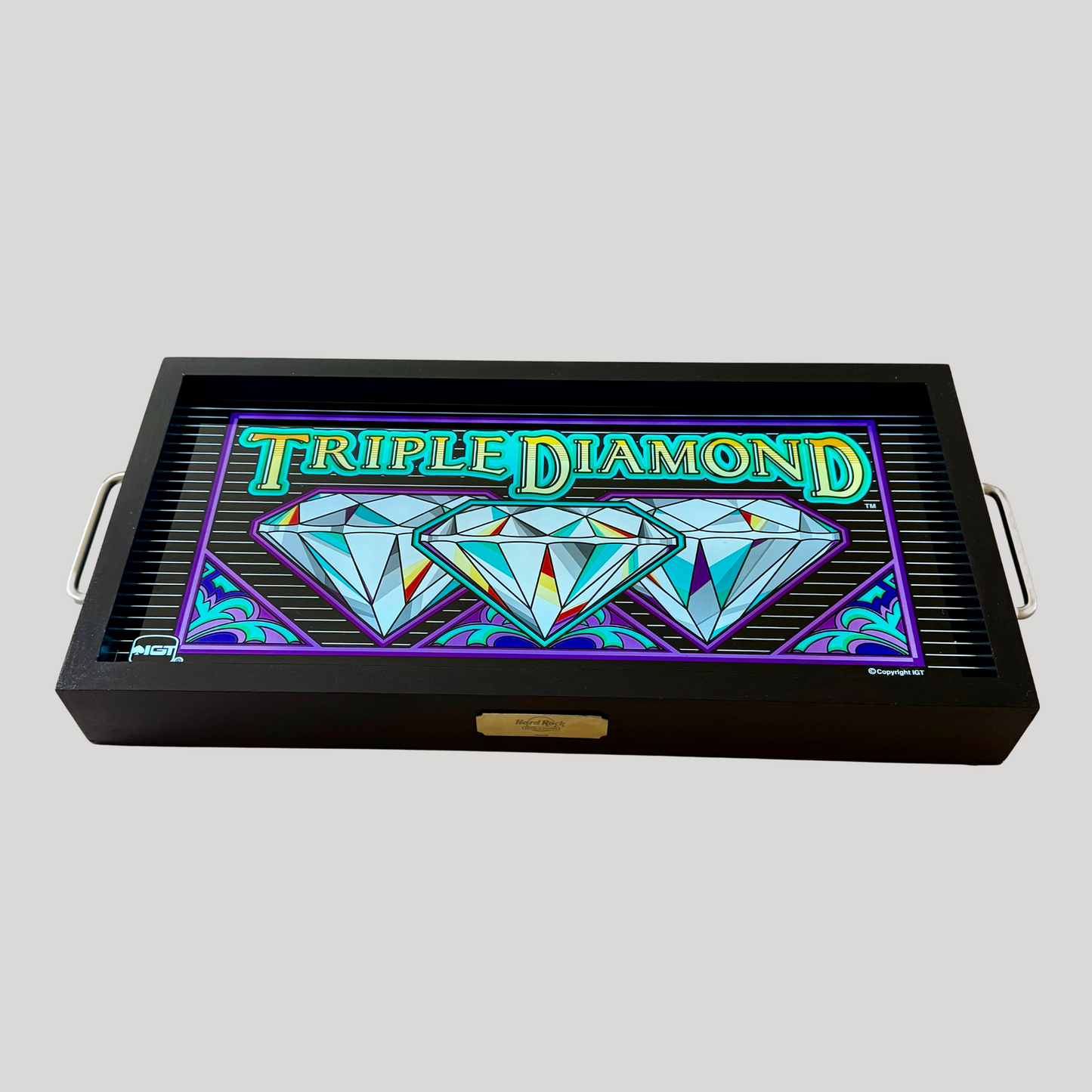 Triple Diamond Slot Glass