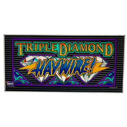 Triple Diamond Haywire! Slot Glass