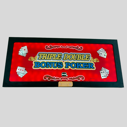 Triple Double Bonus Poker Slot Glass