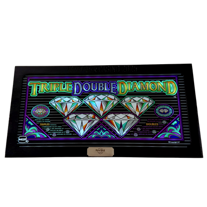 Triple Double Diamond Slot Glass