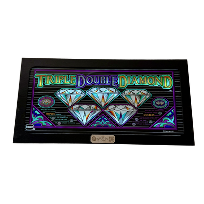 Triple Double Diamond Slot Glass