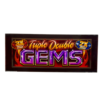 Triple Double Gems Slot Glass