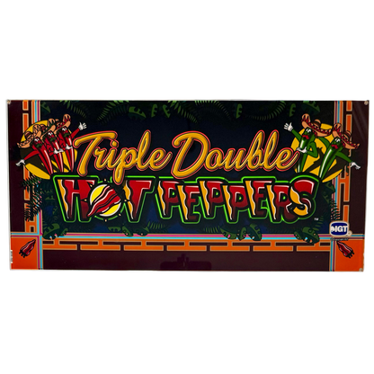 Triple Double Hot Peppers Slot Glass