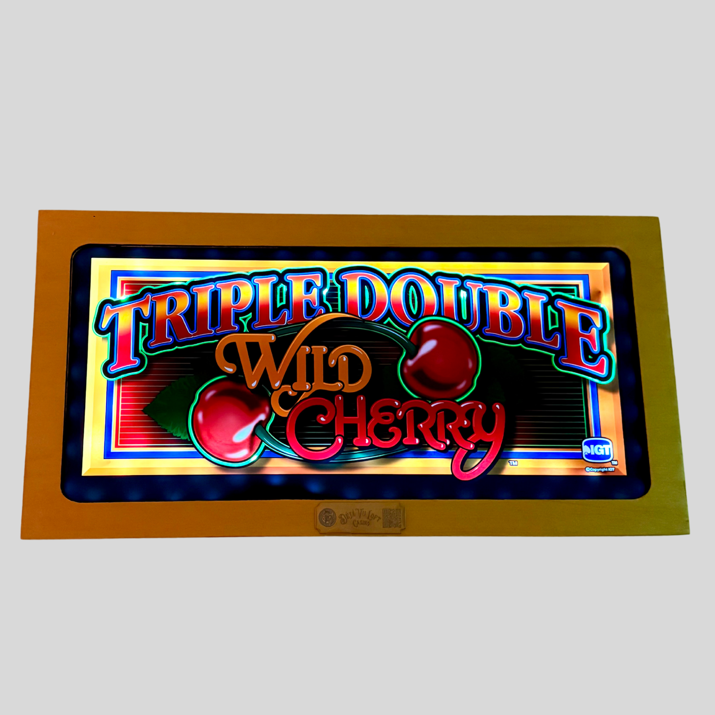 Triple Double Wild Cherry Slot Glass