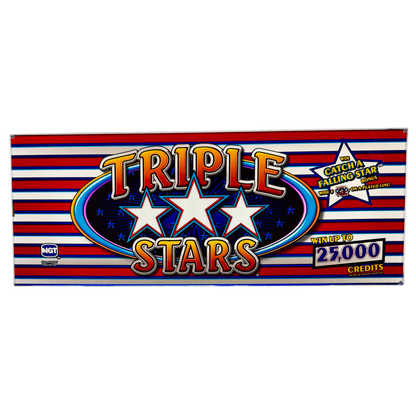 Triple Stars Slot Glass