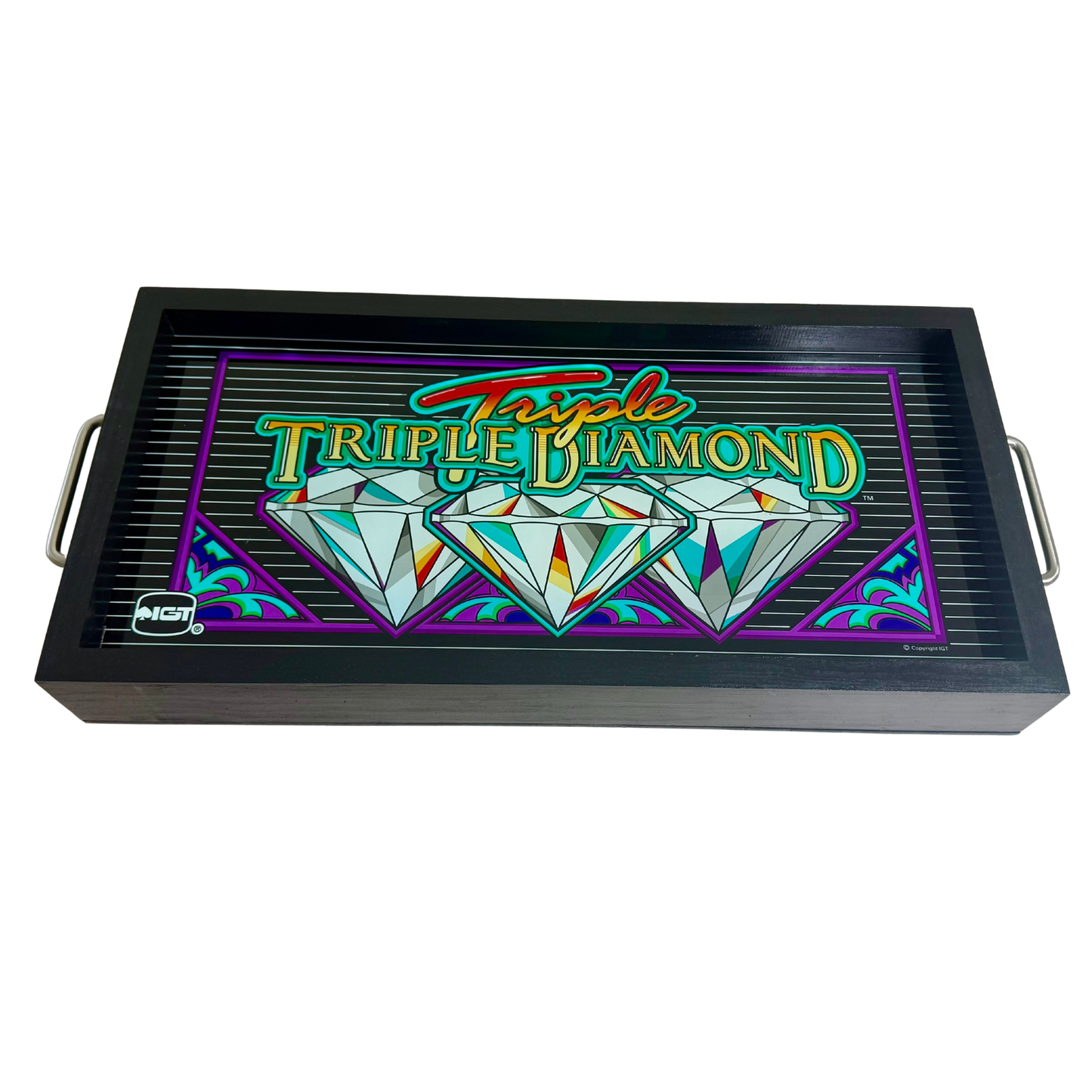 Triple Triple Diamond Slot Glass