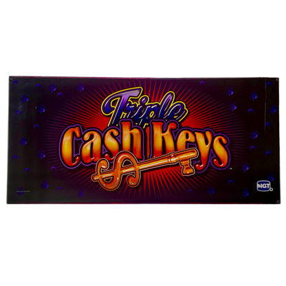 Triple Cash Keys Slot Glass