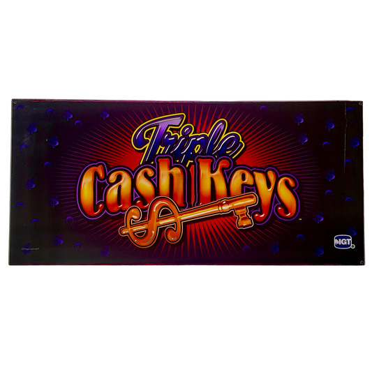 Triple Cash Keys Slot Glass