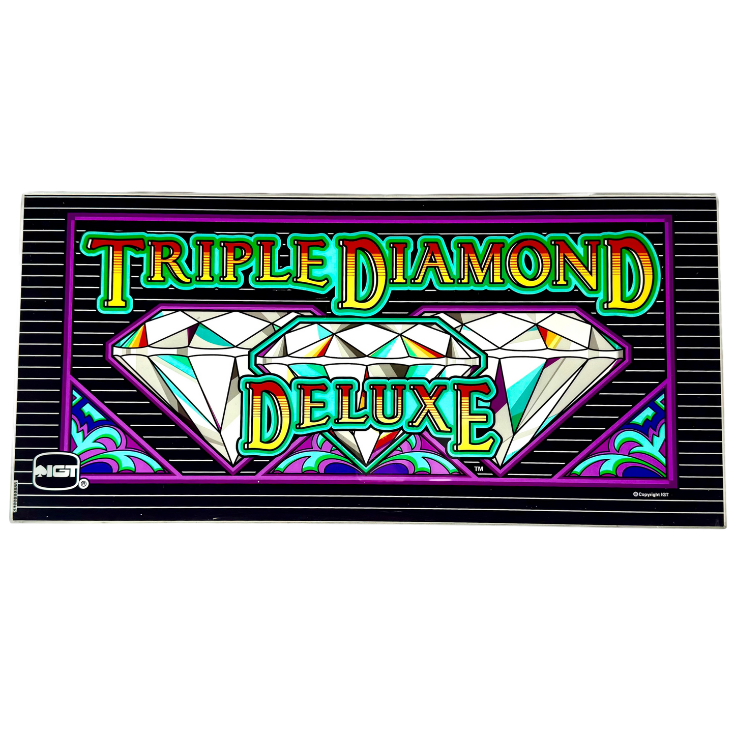 Triple Diamond Deluxe Slot Glass