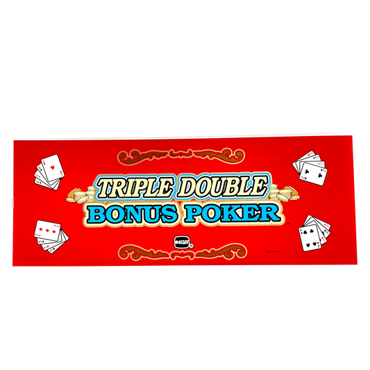 Triple Double Bonus Poker Slot Glass