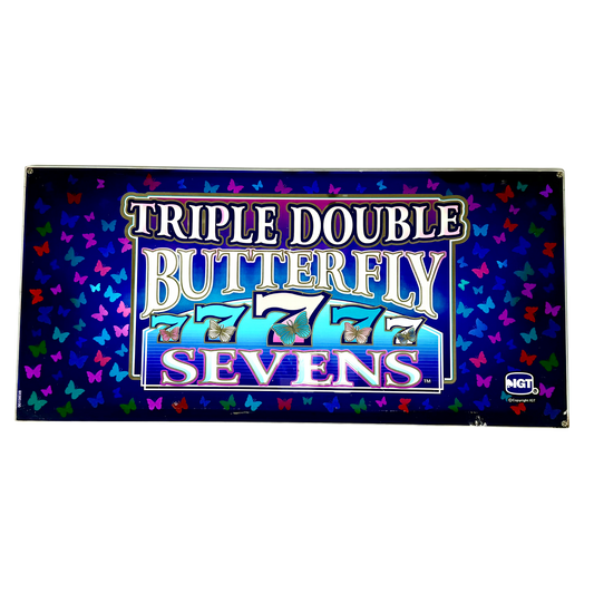 Triple Double Butterfly Sevens Slot Glass