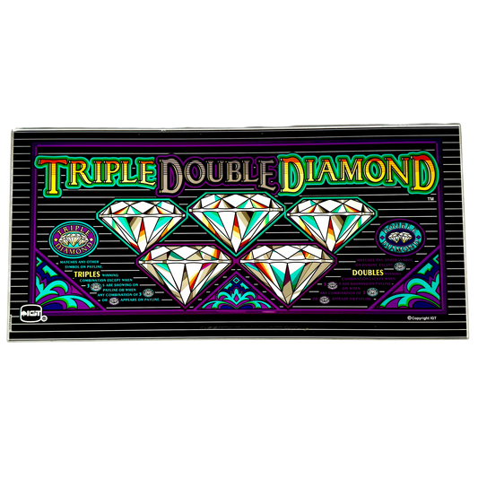 Triple Double Diamond Slot Glass