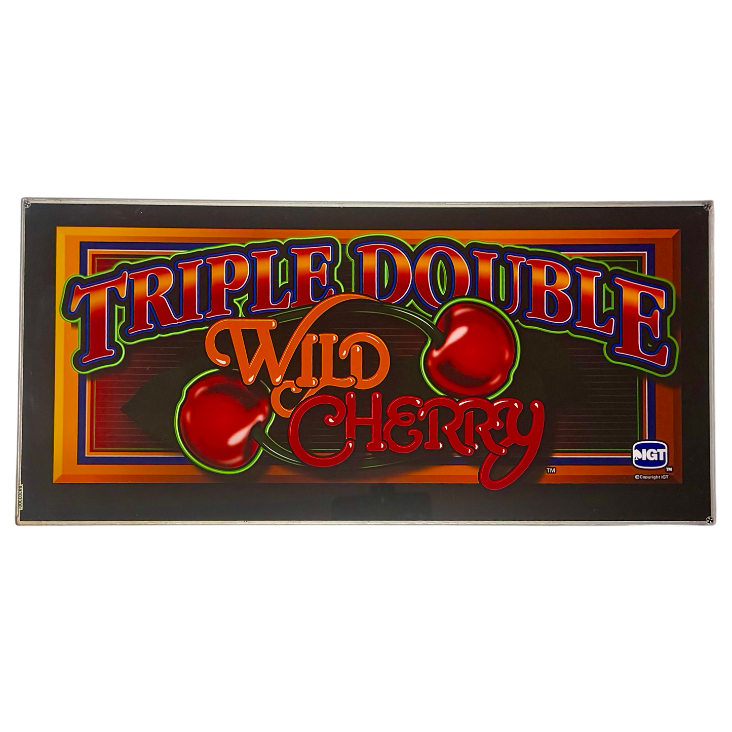 Triple Double Wild Cherry Slot Glass