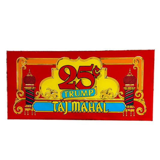Trump Taj Mahal Slot Glass