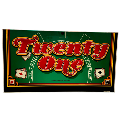 Twenty One Slot Glass