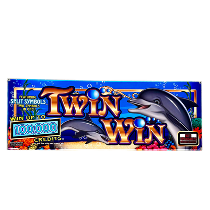 Twin Win Slot Glass