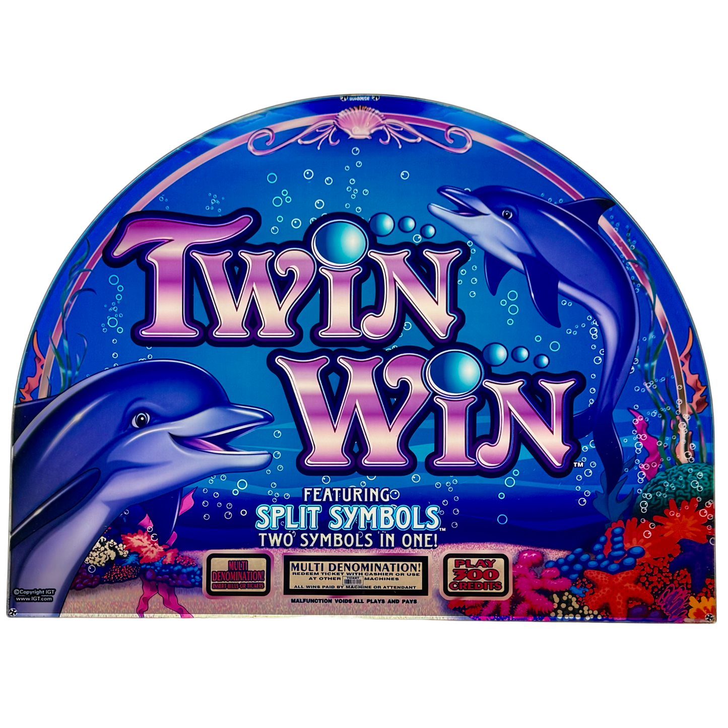 Twin Win Jumbo Slot Glass