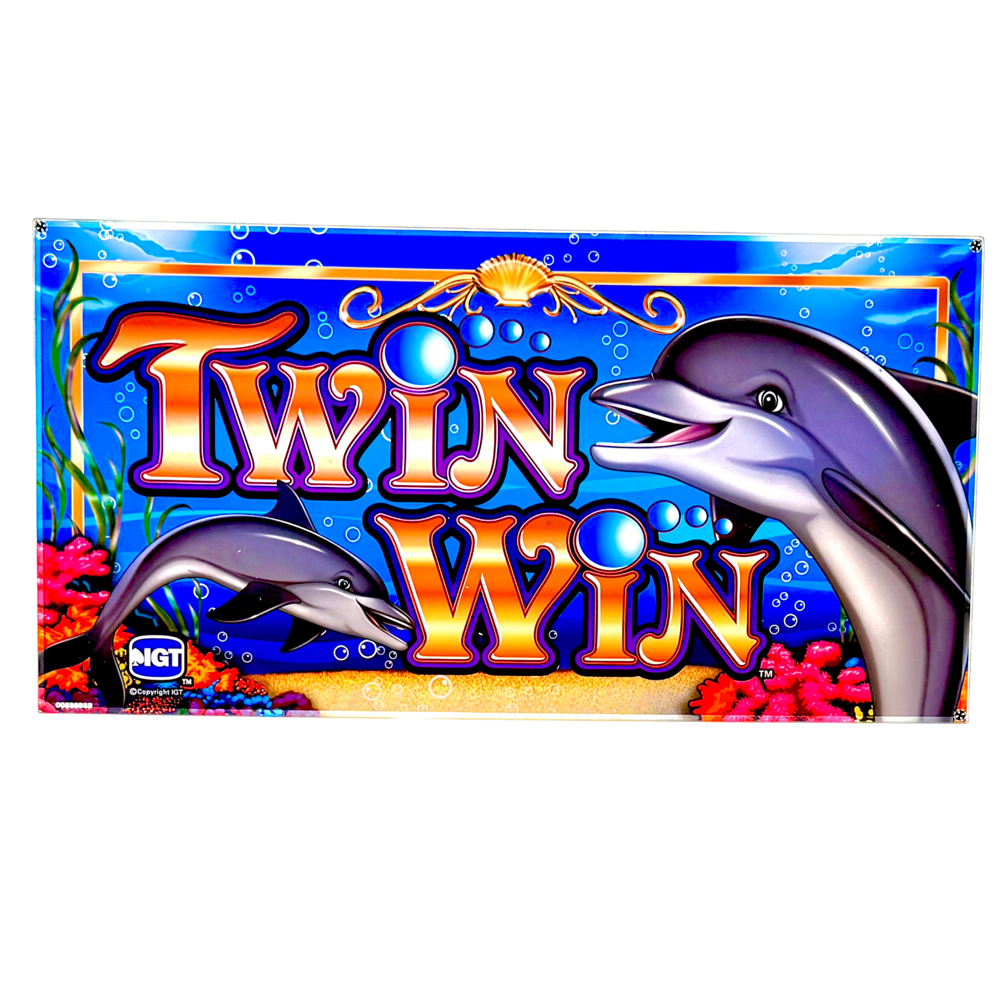 Twin Win Slot Glass