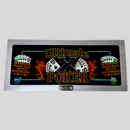 Ultimate X Poker Slot Glass