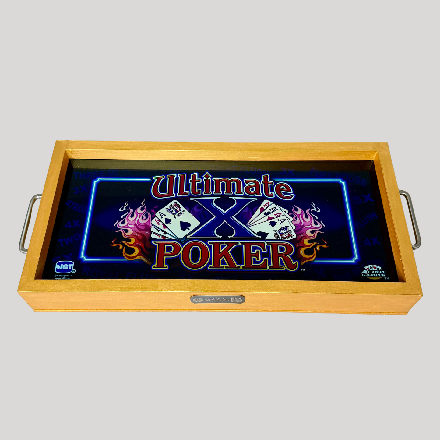 Ultimate X Poker Slot Glass