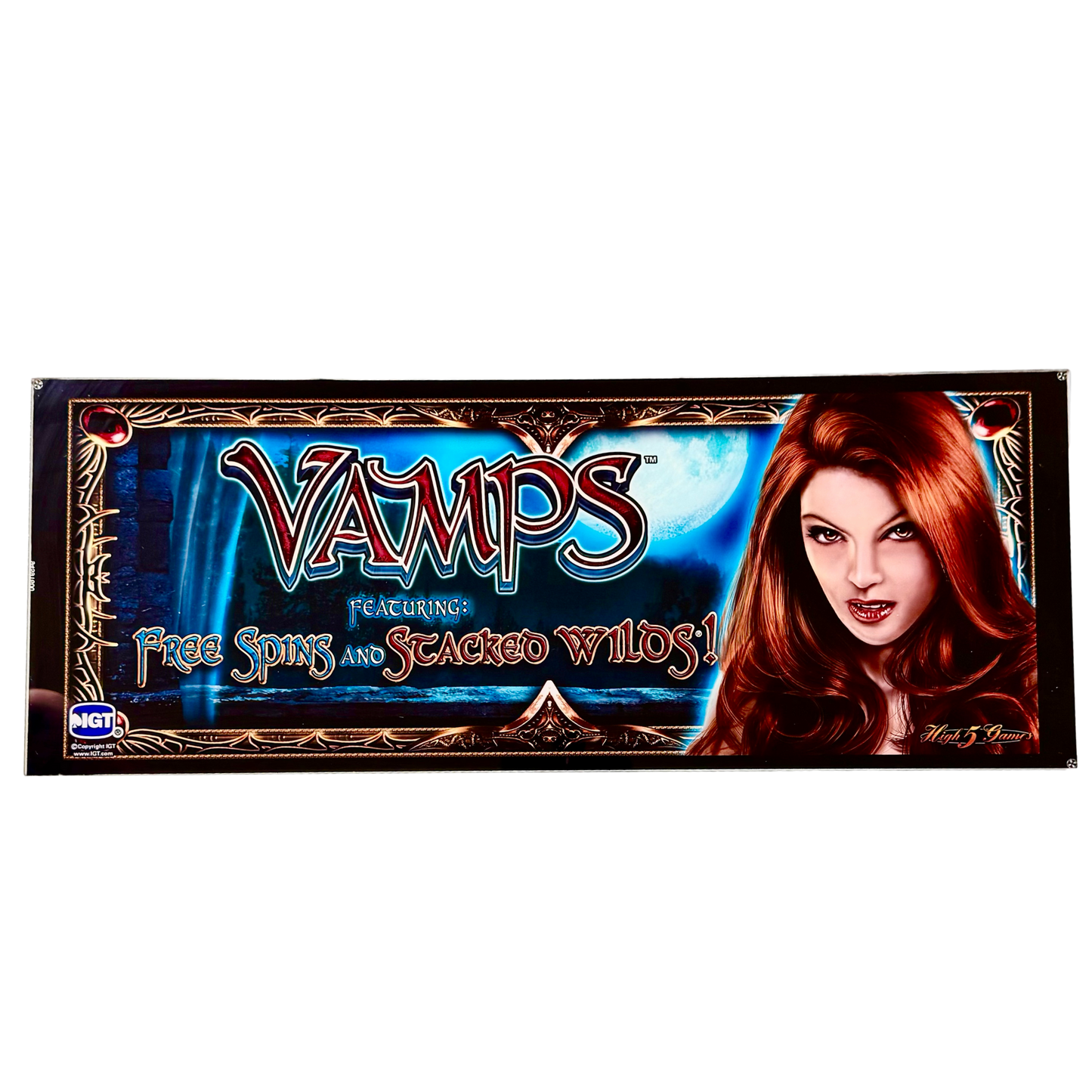 Vamps Slot Glass