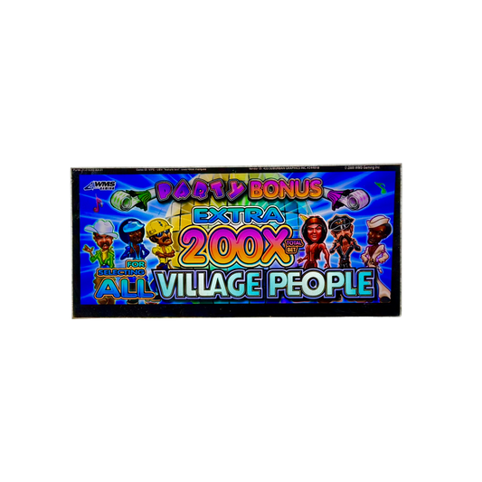 The Village People Slot Glass