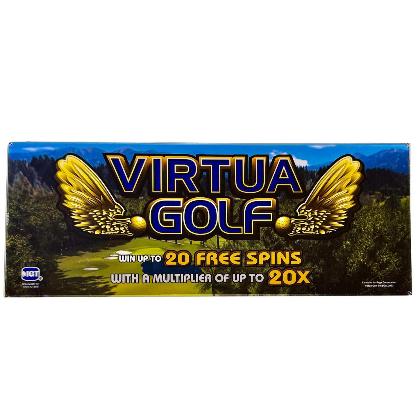 Virtua Golf Slot Glass