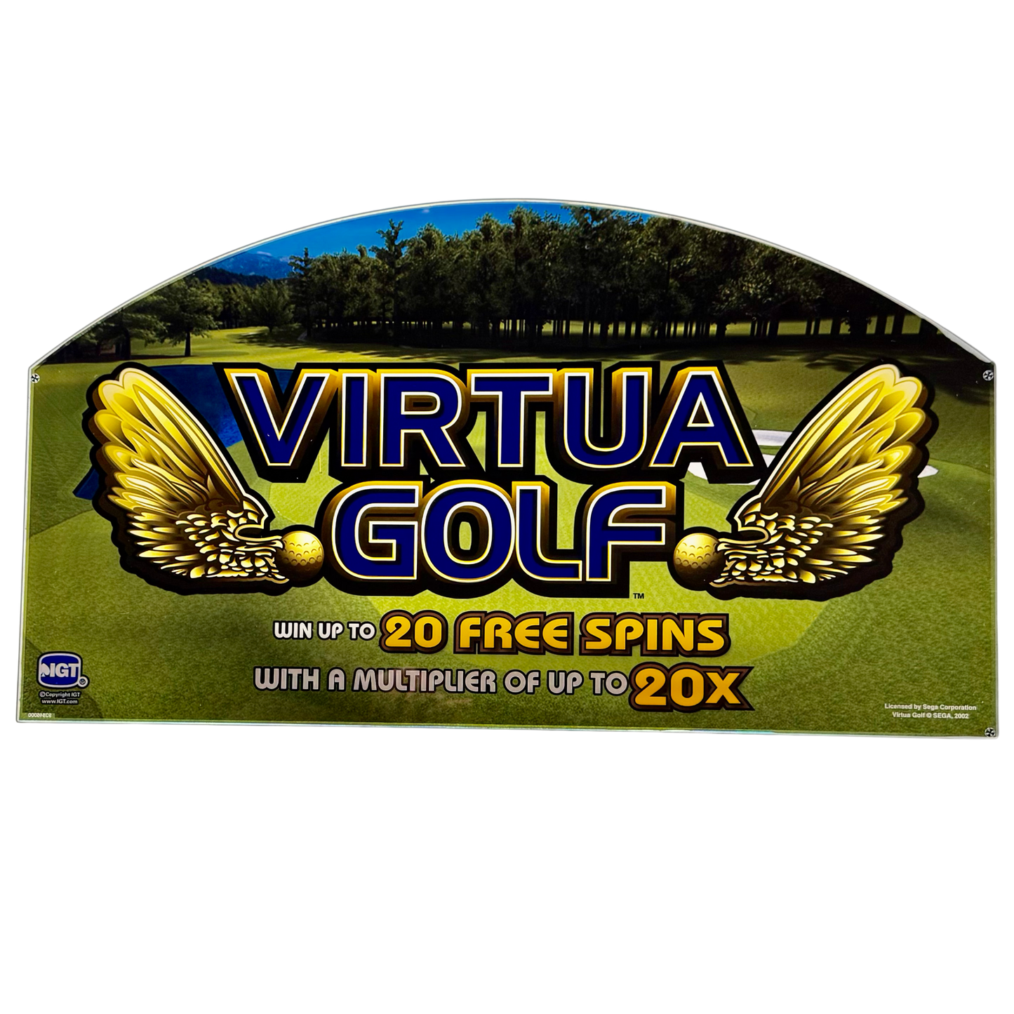 Virtua Golf Slot Glass