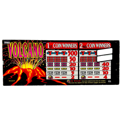 Volcano Slot Glass