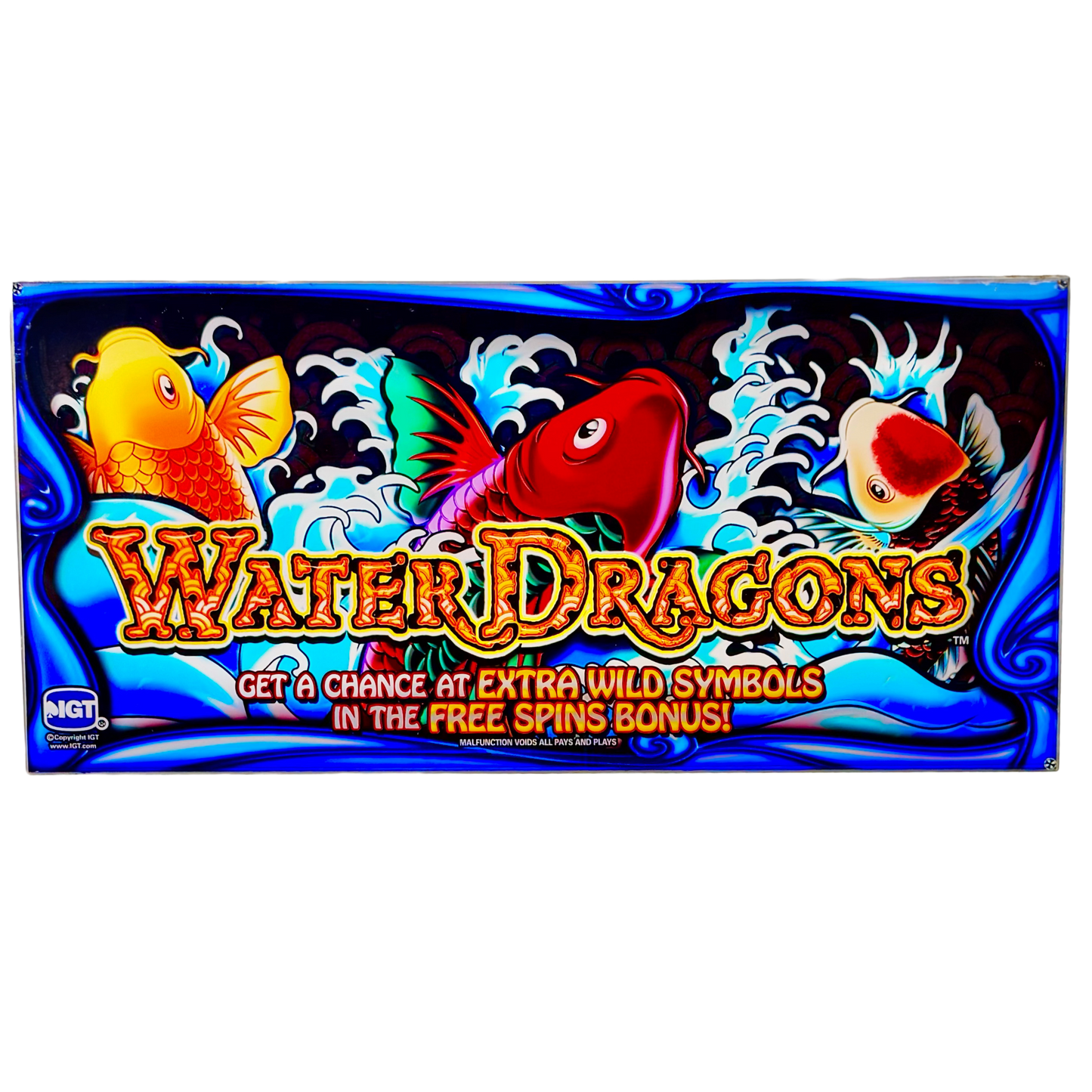 Water Dragons Slot Glass