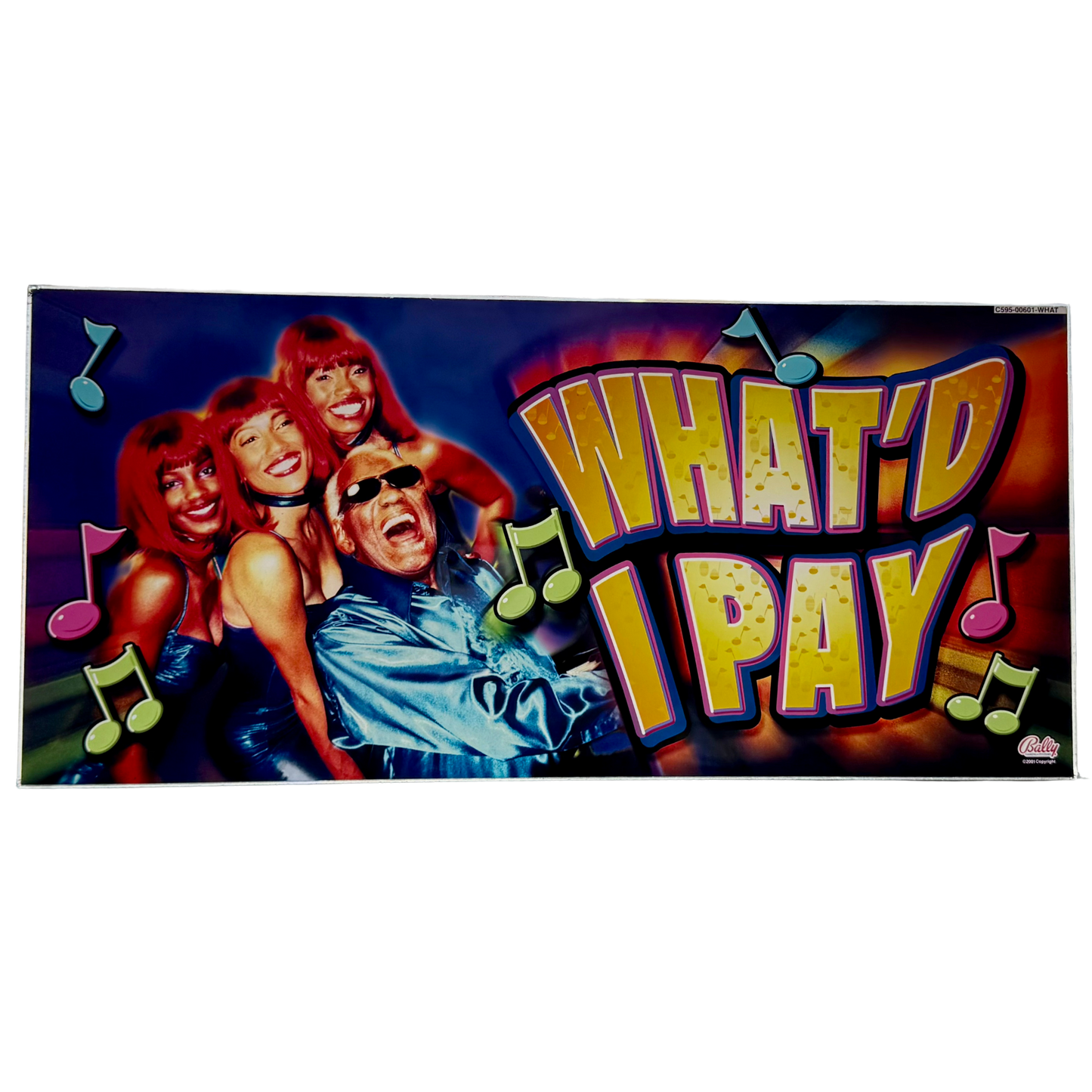 Ray Charles - What'd I Pay Slot Glass