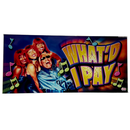 Ray Charles - What'd I Pay Slot Glass