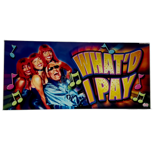 Ray Charles - What'd I Pay Slot Glass