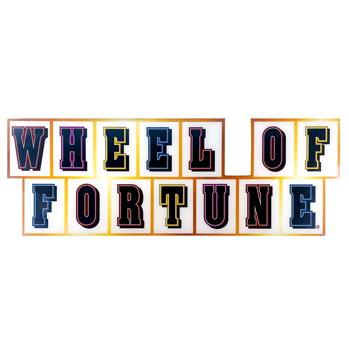 Wheel Of Fortune Slot Retro Acrylic