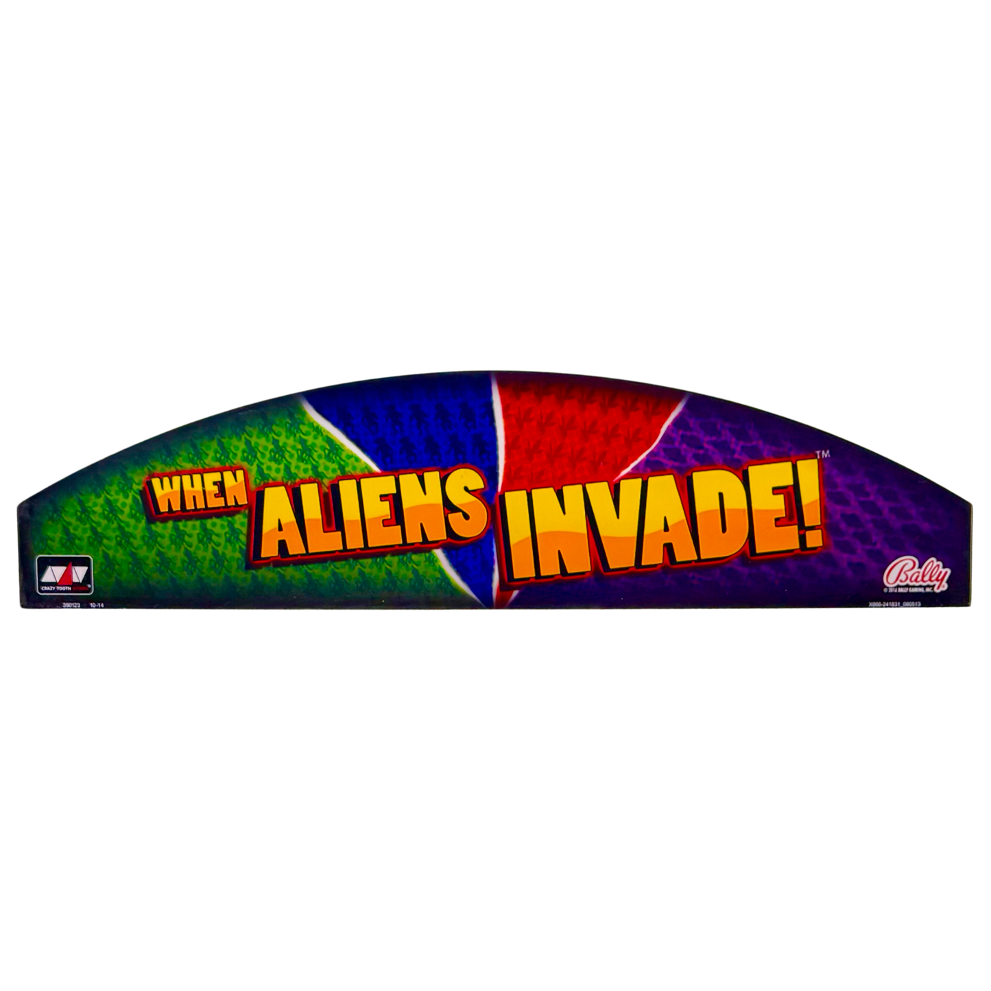 When Aliens Invade! Slot Glass