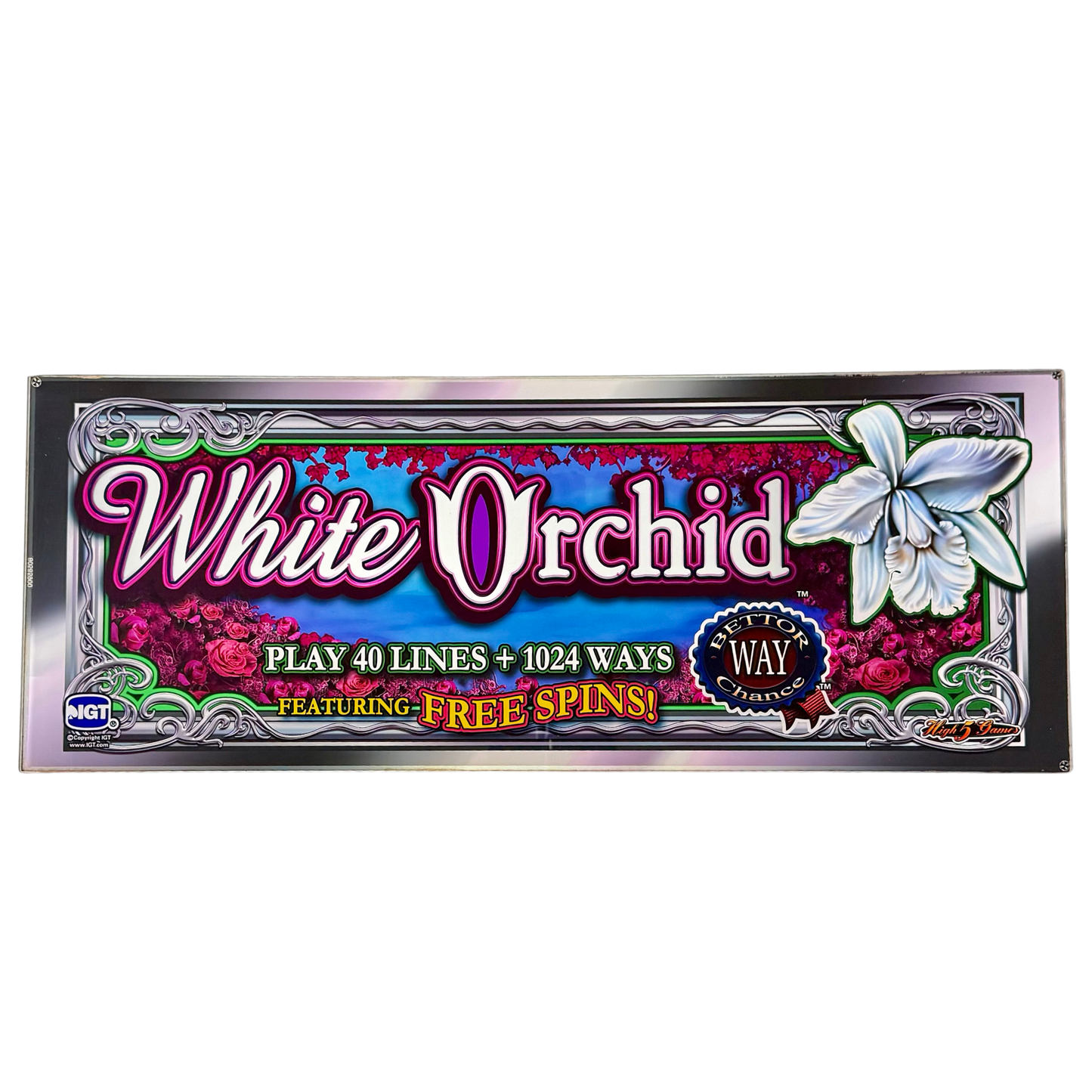 White Orchid Glass